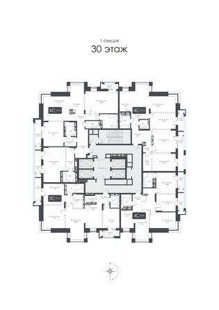 
  Продается 3-комн. квартира 107.6 м², в ЖК СИТИ ТАУЭРС. Фото 37.