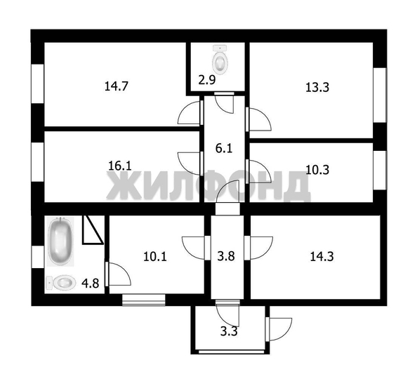 
  Продается дом 99.7 м². Фото 16.
