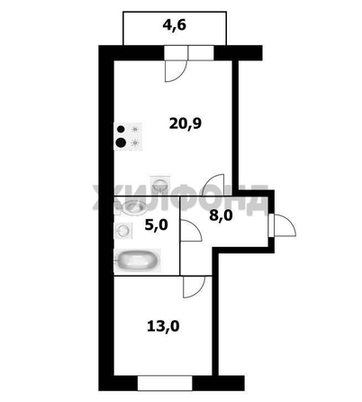 
  Продается 2-комн. квартира 49.2 м². Фото 2.