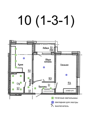 
  Продается 2-комн. квартира 58.7 м², в ЖК Акварельный 4.0. Фото 1.