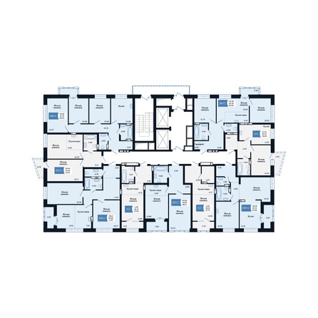 
  Продается 3-комн. квартира 68.02 м², в ЖК Салют, дом 2. Фото 1.