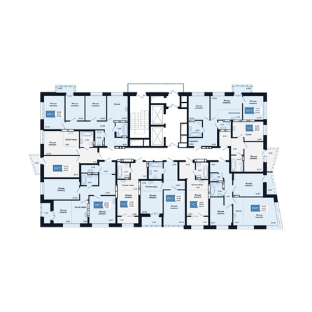 
  Продается 3-комн. квартира 54.82 м², в ЖК Салют, дом 2. Фото 1.