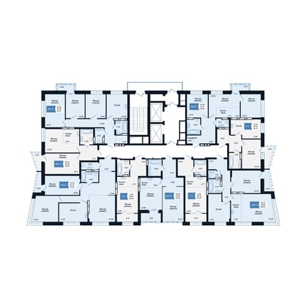 
  Продается 3-комн. квартира 54.82 м², в ЖК Салют, дом 2. Фото 1.