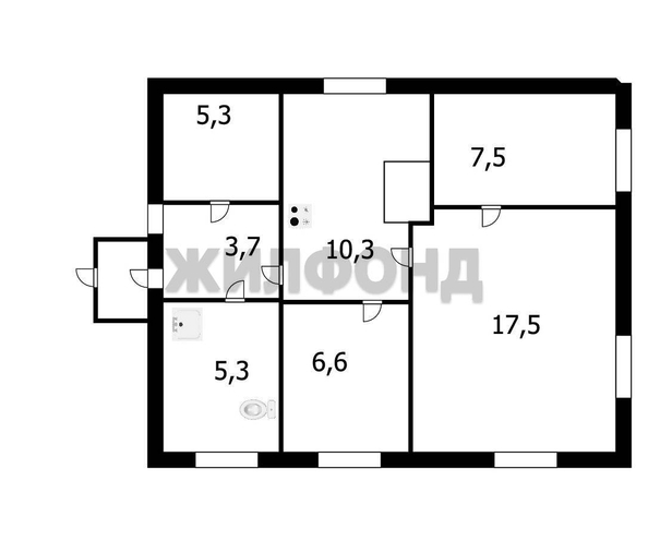 
  Продается дом 56.9 м². Фото 1.