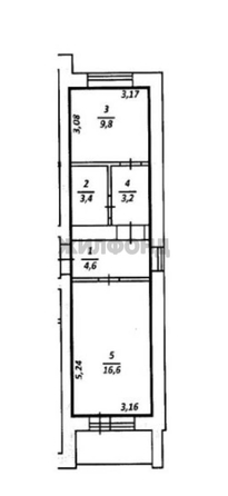 
  Продается 1-комн. квартира 39 м². Фото 25.