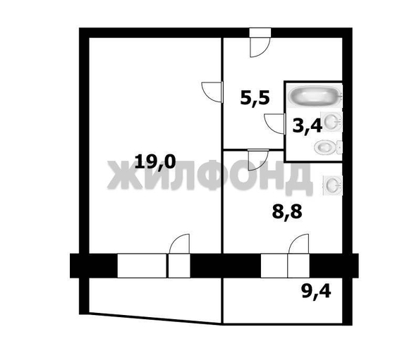 
  Продается 2-комн. квартира 41 м², в ЖК Династия, дом 902. Фото 9.