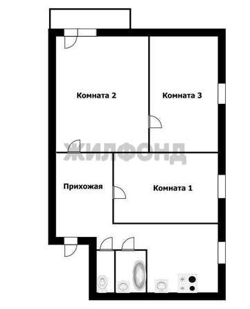 
  Продается 3-комн. квартира 51 м². Фото 16.