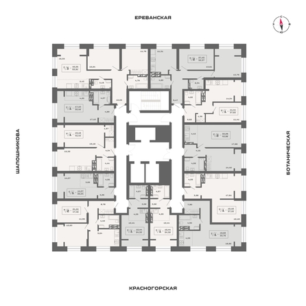 
  Продается студия 25.04 м², в ЖК Ньютон, корпус 1. Фото 1.