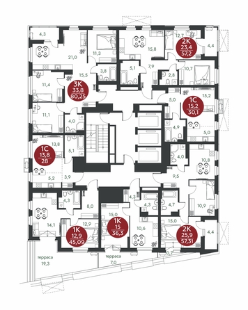 
  Продается студия 28 м², в ЖК Скандинавские кварталы, дом 1. Фото 1.