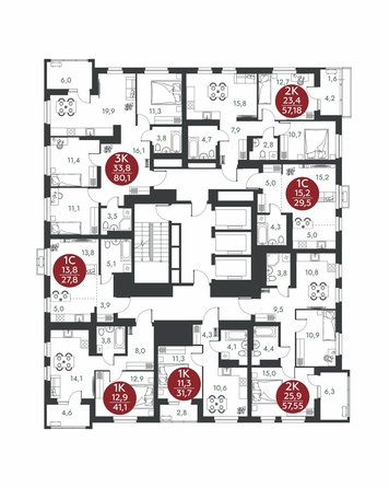 
  Продается студия 27.8 м², в ЖК Скандинавские кварталы, дом 1. Фото 1.