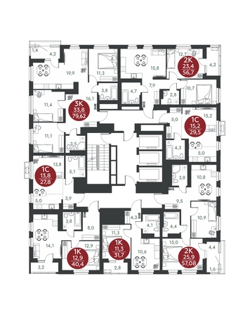 
  Продается 1-комн. квартира 40.4 м², в ЖК Скандинавские кварталы, дом 1. Фото 1.