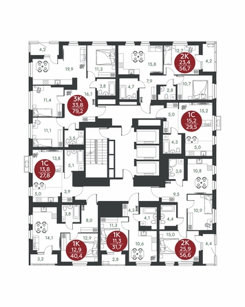
  Продается 2-комн. квартира 56.6 м², в ЖК Скандинавские кварталы, дом 1. Фото 1.