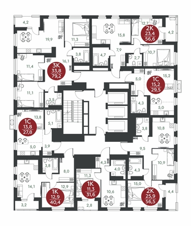 
  Продается 2-комн. квартира 56.6 м², в ЖК Скандинавские кварталы, дом 1. Фото 1.