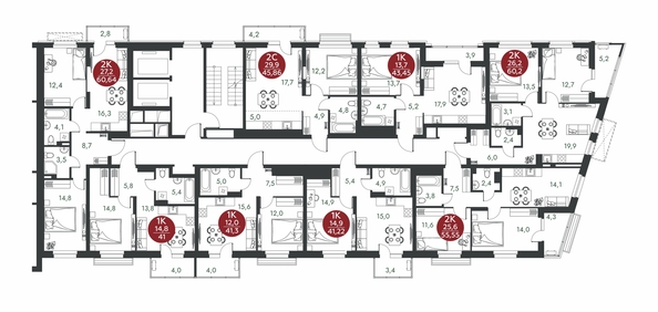 
  Продается 1-комн. квартира 43.45 м², в ЖК Скандинавские кварталы, дом 1. Фото 1.