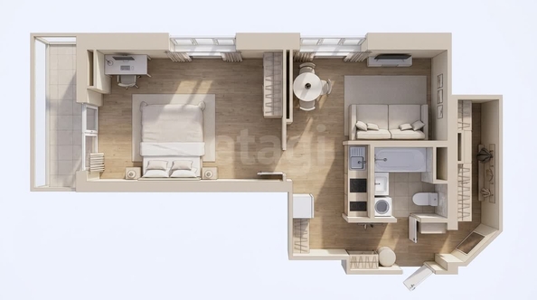 
  Продается 2-комн. квартира 51.7 м². Фото 2.