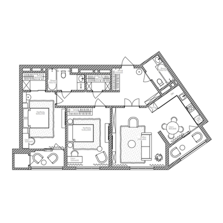 
  Продается 3-комн. квартира 94.6 м², в ЖК Беринг, дом 2. Фото 6.