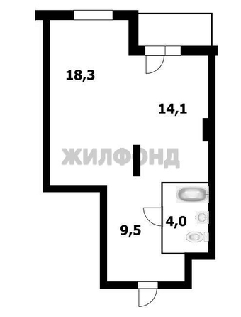
  Продается 1-комн. квартира 45.9 м². Фото 18.