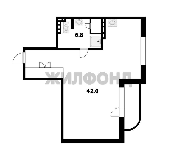 
  Продается студия 49.5 м². Фото 32.