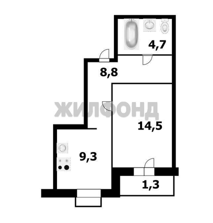 
  Продается 1-комн. квартира 36.8 м², в ЖК Столетов, дом 1. Фото 1.