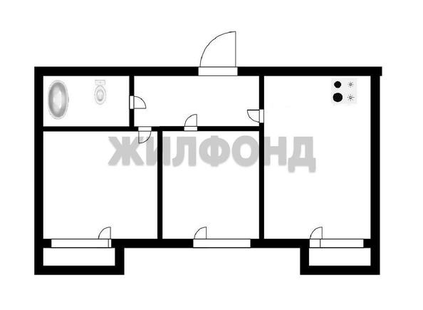
  Продается 2-комн. квартира 60 м², в ЖК Малахит, дом 5. Фото 20.