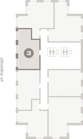 
  Продается 3-комн. квартира 90.07 м², в ЖК Авиатор, дом 3. Фото 7.