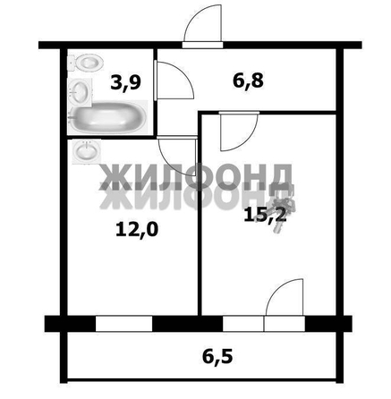 
  Продается 1-комн. квартира 37.3 м², в ЖК Дивногорский, 48. Фото 15.