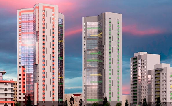 
  Продается 2-комн. квартира 39.45 м², в ЖК Пегас. Фото 2.