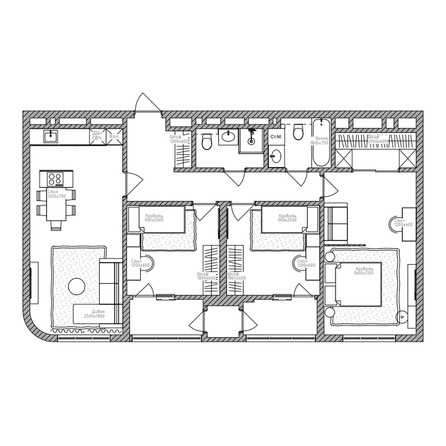 
  Продается 4-комн. квартира 94.2 м², в ЖК Беринг, дом 2. Фото 2.