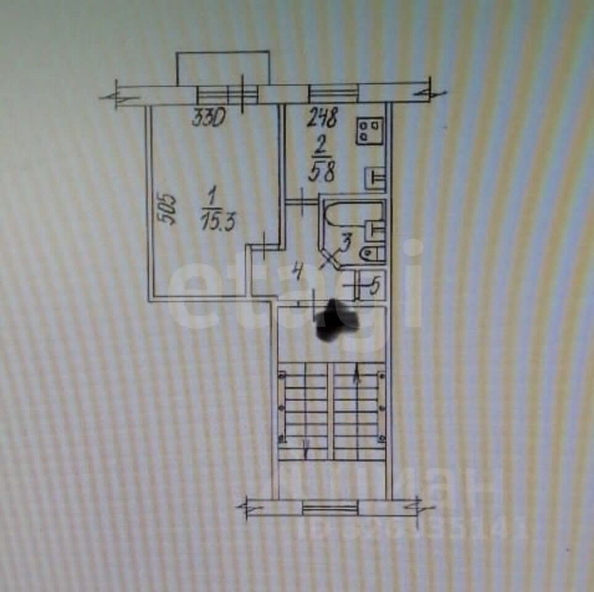 
  Продается 1-комн. квартира 29.6 м². Фото 5.