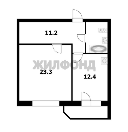
  Продается 1-комн. квартира 52 м². Фото 29.