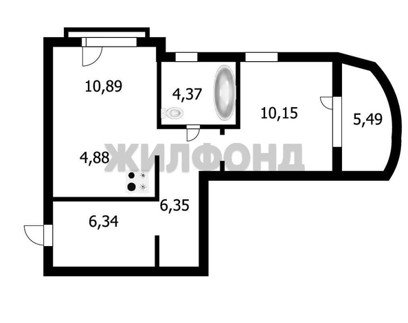 
  Продается 2-комн. квартира 43 м². Фото 9.