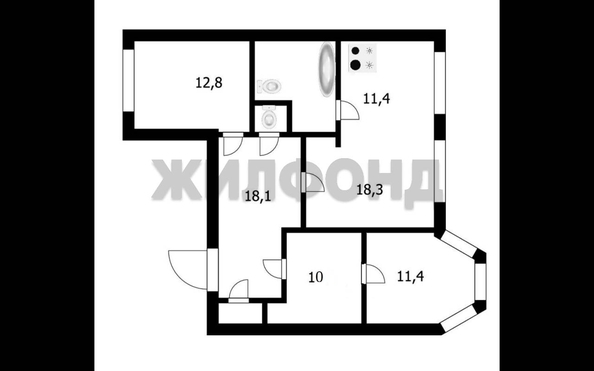 
  Продается 3-комн. квартира 92.1 м². Фото 42.