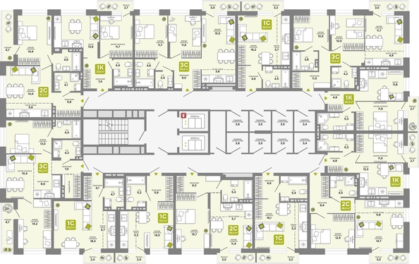 
  Продается студия 32.4 м², в ЖК Счастливый квартал, дом 2. Фото 1.