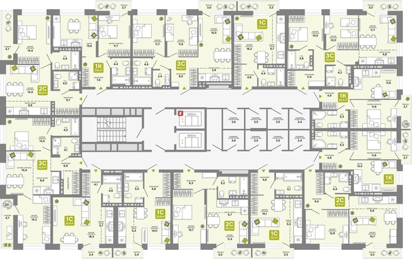 
  Продается студия 30.8 м², в ЖК Счастливый квартал, дом 3. Фото 1.