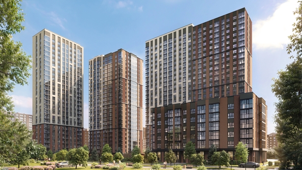 
  Продается 1-комн. квартира 33.6 м², в ЖК Счастливый квартал, дом 3. Фото 1.