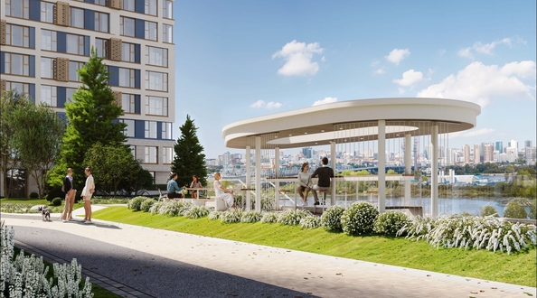 
  Продается 4-комн. квартира 87.9 м², в ЖК Горская Лагуна. Фото 2.