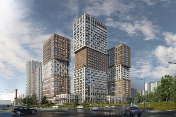 
  Продается 3-комн. квартира 63.4 м², в ЖК Лемонт, башня Маре. Фото 1.