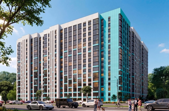 
  Продается 1-комн. квартира 41.7 м², в ЖК Акварельный 4.0. Фото 1.