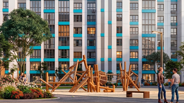 
  Продается 1-комн. квартира 41.7 м², в ЖК Акварельный 4.0. Фото 2.
