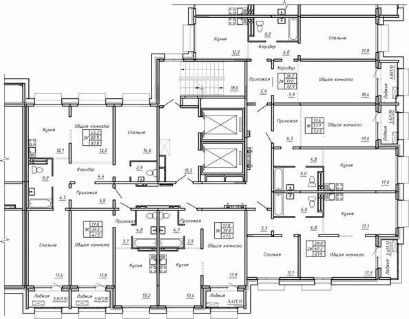 
  Продается 1-комн. квартира 53.5 м², в ЖК Гренландия, Лес дом №5. Фото 1.