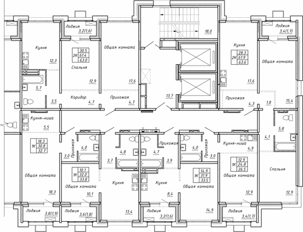 
  Продается 2-комн. квартира 63 м², в ЖК Гренландия, Лес дом №5. Фото 1.