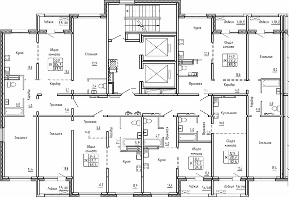 
  Продается 2-комн. квартира 63.5 м², в ЖК Самоцветы, Бирюза дом 1. Фото 1.