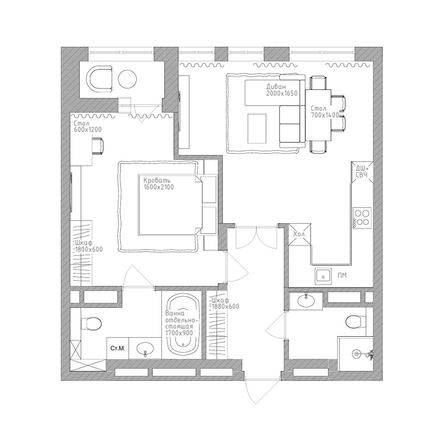 
  Продается 2-комн. квартира 61.9 м², в  Дом Нобель. Фото 5.