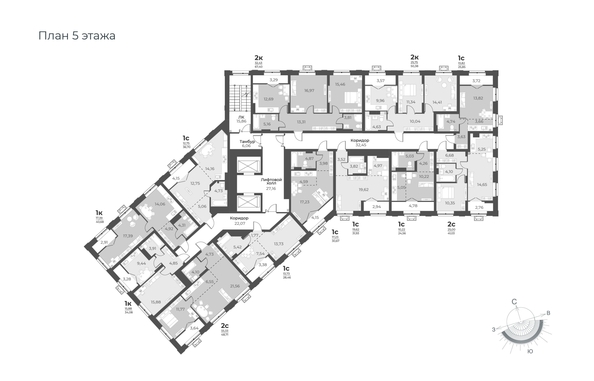 
  Продается студия 40.85 м², в ЖК Рафинад, дом 1. Фото 1.