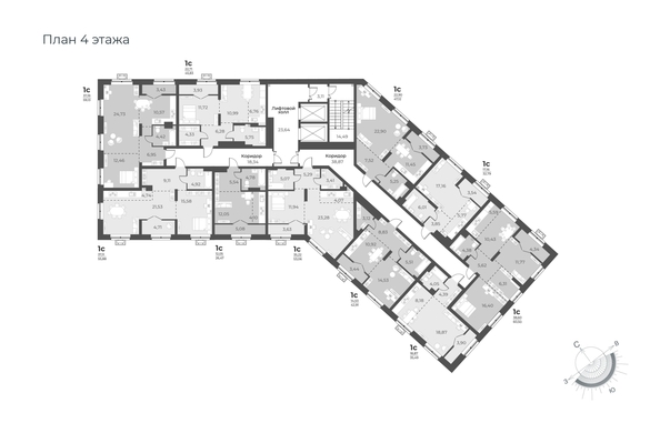 
  Продается студия 50.85 м², в ЖК Рафинад, дом 2. Фото 1.