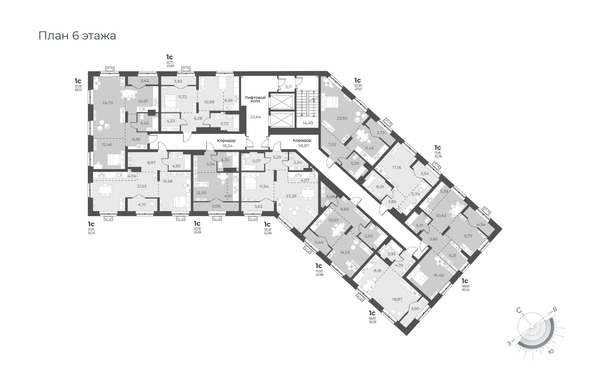 
  Продается студия 50.8 м², в ЖК Рафинад, дом 2. Фото 1.