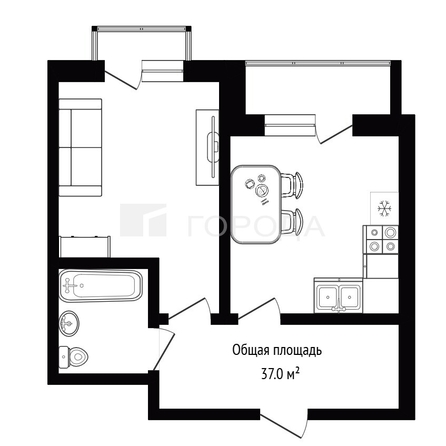 
  Продается 1-комн. квартира 41 м², в ЖК Расцветай на Красном, дом 9. Фото 27.