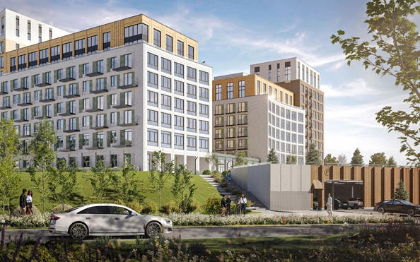 
  Продается 1-комн. квартира 38.7 м², в ЖК Зеленый город, дом 1. Фото 2.