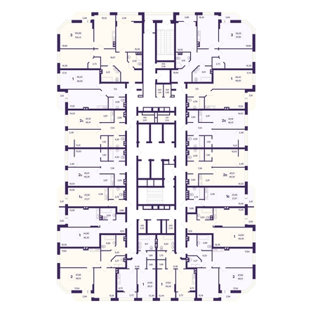 
  Продается 1-комн. квартира 46.26 м², в ЖК Астон. Шесть звёзд, 1. Фото 1.