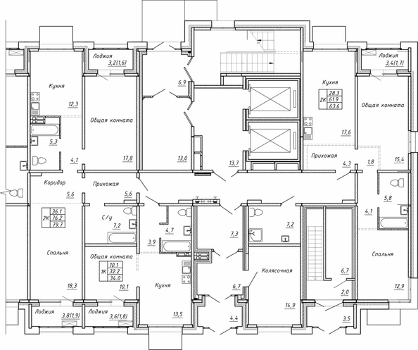 
  Продается 2-комн. квартира 63.6 м², в ЖК Гренландия, Лес дом №5. Фото 1.